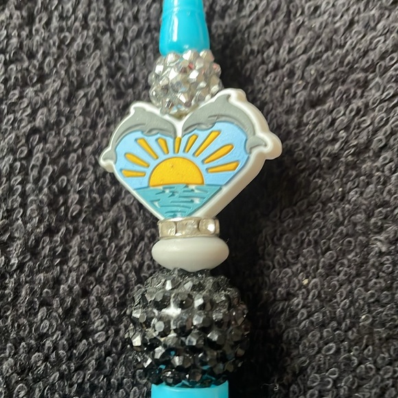 Ocean Friends (Dolphin) Beaded Pen Set - Picture 3 of 5